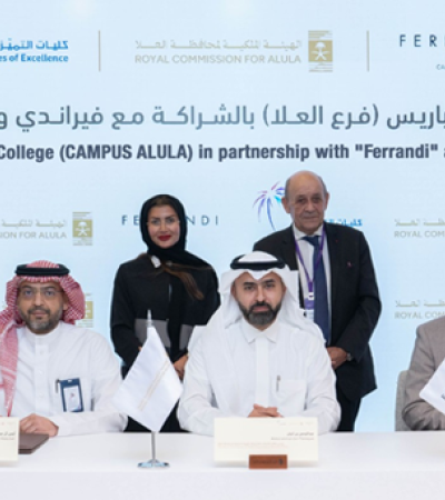 FERRANDI Paris s'associe à la Commission Royale pour AlUla et ouvre un campus à AlUla en Arabie Saoudite